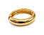 Bracelete Bold Liso Dourado - Imagem 1