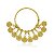Bracelete 10 Mandamentos Dourado - Imagem 2