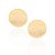 Brinco Circulo Textura Dourado - Imagem 1