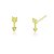 Brinco 2Furo Flecha Dourado - Imagem 1