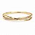 Bracelete Faixa Cravejada Dourado - Imagem 1