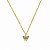 Colar Infantil Borboleta Dourado - Imagem 1