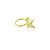 Piercing Superior Borboleta Dourado - Imagem 1