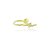 Piercing Superior Raio Dourado - Imagem 1