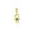 Pingente Menino Zirc Azul Dourado - Imagem 1