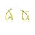 Brinco E. Hook Contraste Dourado - Imagem 1