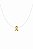 Colar Nylon Outubro Rosa Dourado - Imagem 1