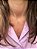 Colar Nylon Outubro Rosa Dourado - Imagem 2