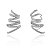Brinco E. Cuff Cheio Rbranco - Imagem 1