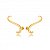 Brinco E. Cuff J Dourado - Imagem 1