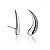 Brinco E. Cuff Virgula Rbranco - Imagem 1