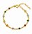 Pulseira Infantil Colorida Dourado - Imagem 1
