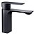 Torneira Banheiro Misturador Monocomando Quadrada Preto Fosco Black Matte - Imagem 1