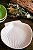 Prato Decorativo em Cerâmica - Concha Média Branco - Imagem 2