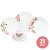 Aparelho de Jantar 20 Peças Porcelana - Vermelho Floral - Imagem 1