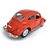 Volkswagen Fusca 1967 escala 1:18 Laranja - Imagem 2