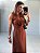 VESTIDO PAMELA MIDI MARROM - Imagem 1