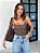 BLUSA CAMILA ALÇA MARROM - Imagem 1