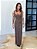 VESTIDO CLEO MIDI MARROM - Imagem 1