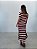VESTIDO ELAINE MIDI LISTRADO MARROM - Imagem 2