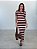 VESTIDO ELAINE MIDI LISTRADO MARROM - Imagem 3