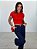 BLUSA BABY LOOK CAMILA VERMELHO - Imagem 4