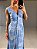 VESTIDO GLÓRIA MIDI AZUL CELESTE ESTAMPADO - Imagem 1