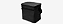 Bolsa Térmica Preta Em Polyester 600d/Peva - 27x20x25cm (GGMA-15151) - Imagem 1