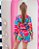 Conjunto Infantil blusa com capuz e shorts - Amélia - Imagem 7