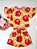 Conjunto Infantil Menina Estampa Tropical de Fruta (Iza Maçã e Iza Morango) - Imagem 1