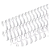 Wire-o Para Encadernação 2x1  A4 1.1/4  Branco Para  270 Fls  25 Un - Imagem 2