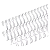 Wire-o Para Encadernação 2x1 A4 7/8 Branco Para 180Fls 50 Un - Imagem 5