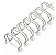 Wire-o Para Encadernação 2x1 A5 7/8 Branco Para 180Fls 24 Un - Imagem 2