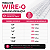 Wire-o Para Encadernação A5 7/8 2x1 Para 180fls Branco c/24 - Imagem 3