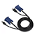 Cabo Kvm Usb Vga 1.5 Metro Para Chaveador Kvm Comtac 9377 Cor Preto - Imagem 2
