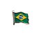 Metal Bottom Bandeira do Brasil - Imagem 1