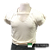 CAMISETA BEGE GOLA V (Camiseta esconde suor) - Imagem 1