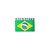 Metal Bottom Bandeira do Brasil (2,7x1,8) - Imagem 1
