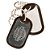 Colar Militar Dog Tag Harley Davidson - Imagem 1