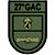 Distintivo de Organização Militar de Baixa Visibilidade - 27º GAC (27° Grupo de Artilharia de Campanha) - Imagem 1