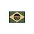 Patch Bordado Bandeira do Brasil Baixa Visibilidade - Imagem 1