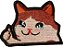 Patch Bordado GATO CHORÃO 8,08 x 6,1 - Imagem 1