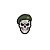 Patch Bordado CAVEIRA 7,5 x 5,5 CM - Imagem 1