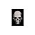 Patch Bordado CAVEIRA 4 x 6 CM - Imagem 1
