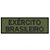 Placa Bordada para colete - EXÉRCITO BRASILEIRO 30 x 10 cm - Imagem 1