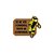 Patch Bordado SE ME VER CORRENDO 8 X 6 CM - Imagem 1