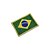 Patch Bordado Bandeira Do Brasil 5,7 x 3,8 cm - Imagem 1