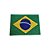 Patch Termocolante Bordado Bandeira Do Brasil 7 x 4,5 cm - Imagem 1