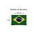 Patch Termocolante Bordado Bandeira Do Brasil Kit 5 Unidades - Imagem 2