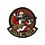 Patch Bordado Papai Noel Natal Militar 10 x 10 CM - Imagem 1